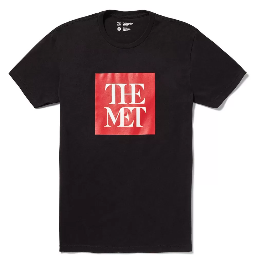 Cheap Met Block Logo Unisex Tee Clothing