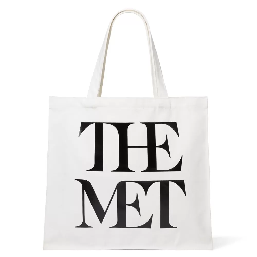 Outlet Met Logo Canvas Tote Bags