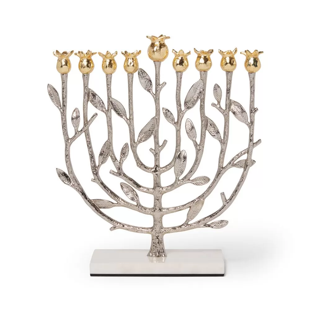 Sale Michael Aram Pomegranate Menorah Decorative Accents