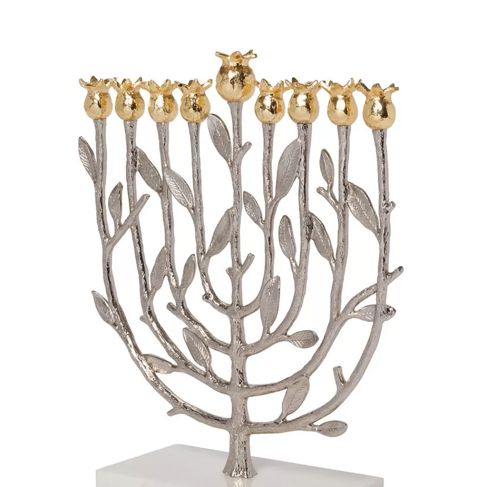 Sale Michael Aram Pomegranate Menorah Decorative Accents