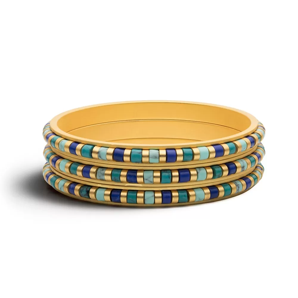 Shop Middle Kingdom Cylindrical Bead Bangles Bracelets