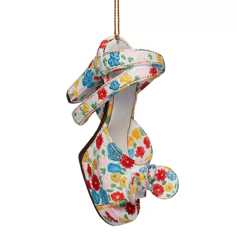 Hot Mixed Flora Platform Sandal Shoe Ornament Ornaments