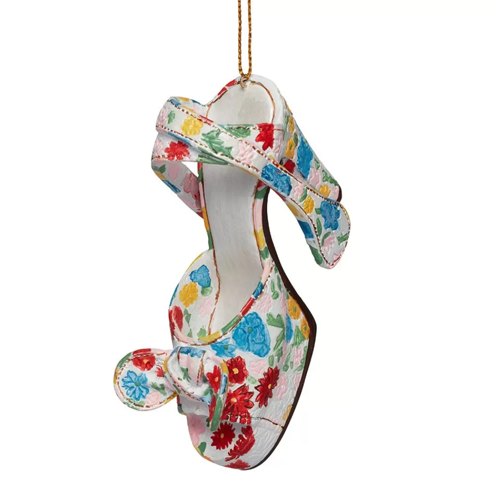 Hot Mixed Flora Platform Sandal Shoe Ornament Ornaments