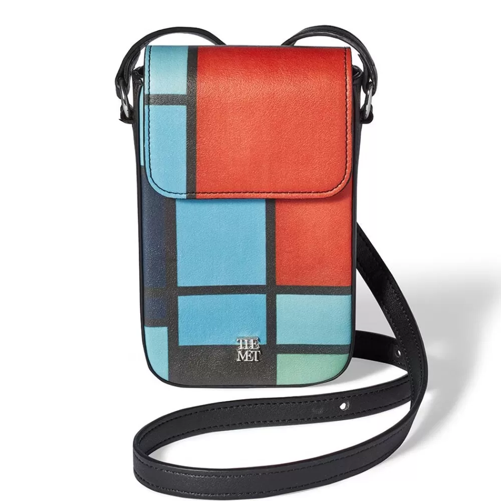 Store Mondrian Composition Crossbody Phone Purse Bags