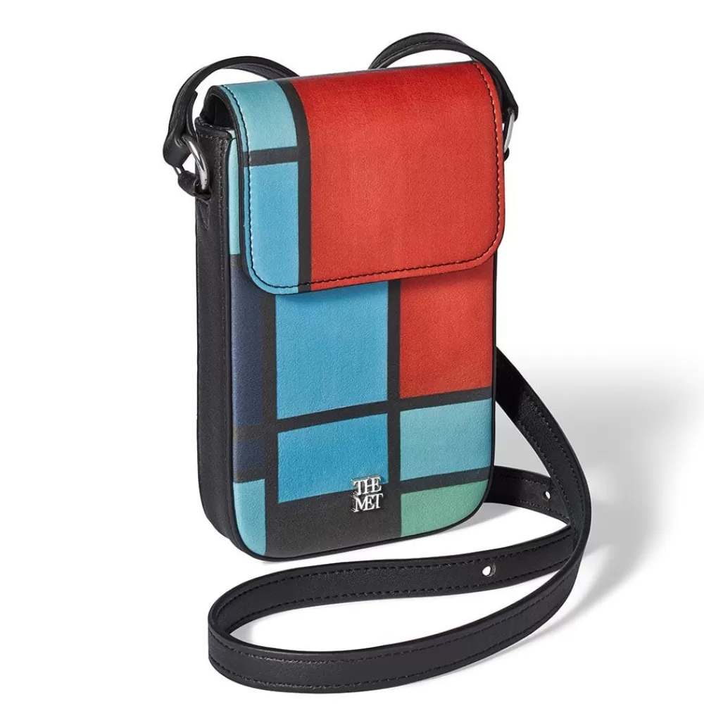 Store Mondrian Composition Crossbody Phone Purse Bags