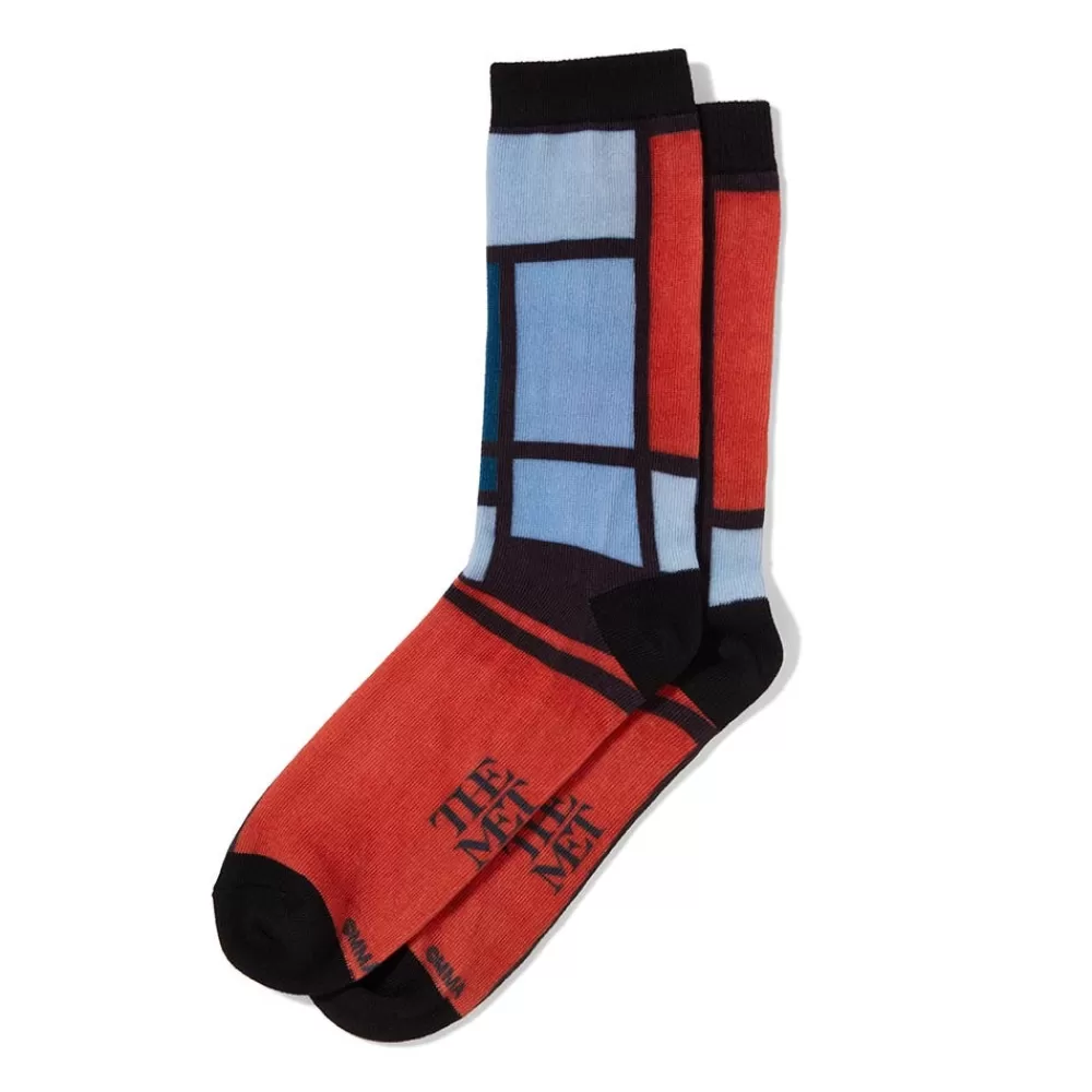 Cheap Mondrian Composition Men'S Socks Small Accessories