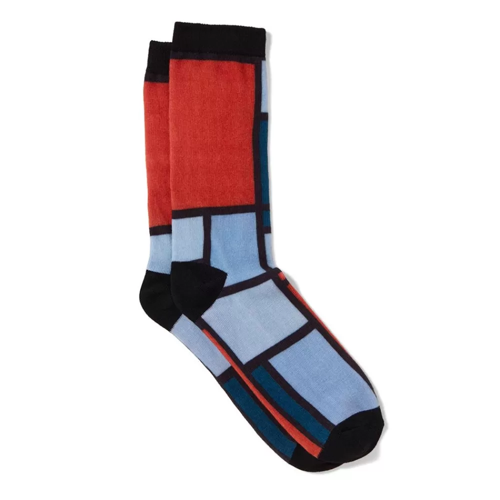 Cheap Mondrian Composition Men'S Socks Small Accessories