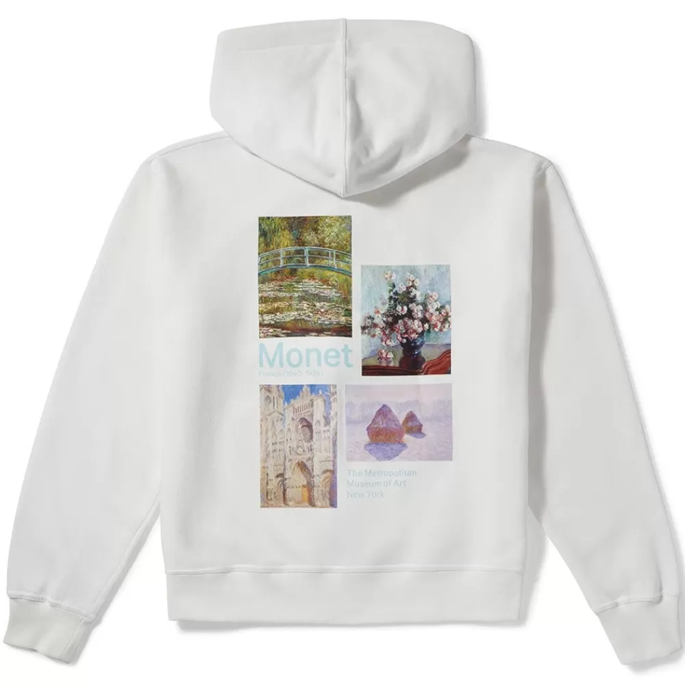 Hot Monet Impressions Zip-Up Hoodie Clothing