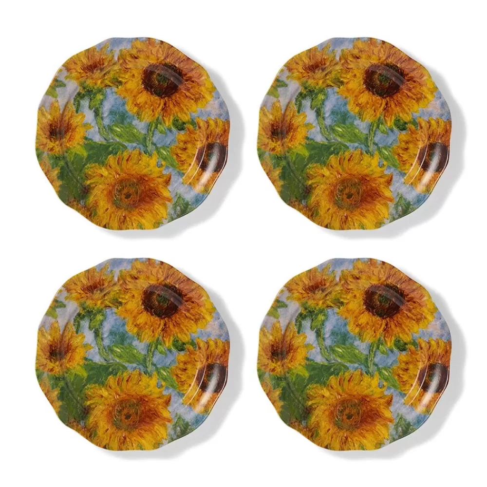 Store Monet Sunflowers Side Plate Set Tableware