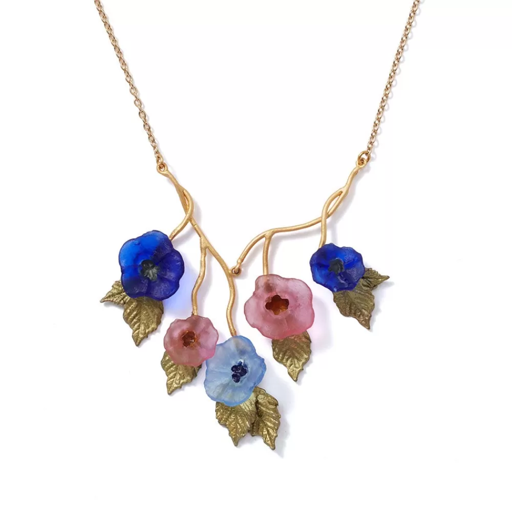 Flash Sale Morning Glories Bib Necklace Necklaces