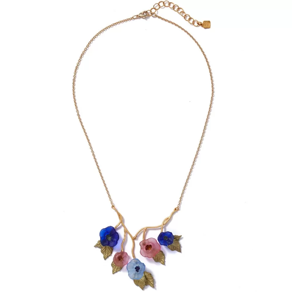 Flash Sale Morning Glories Bib Necklace Necklaces