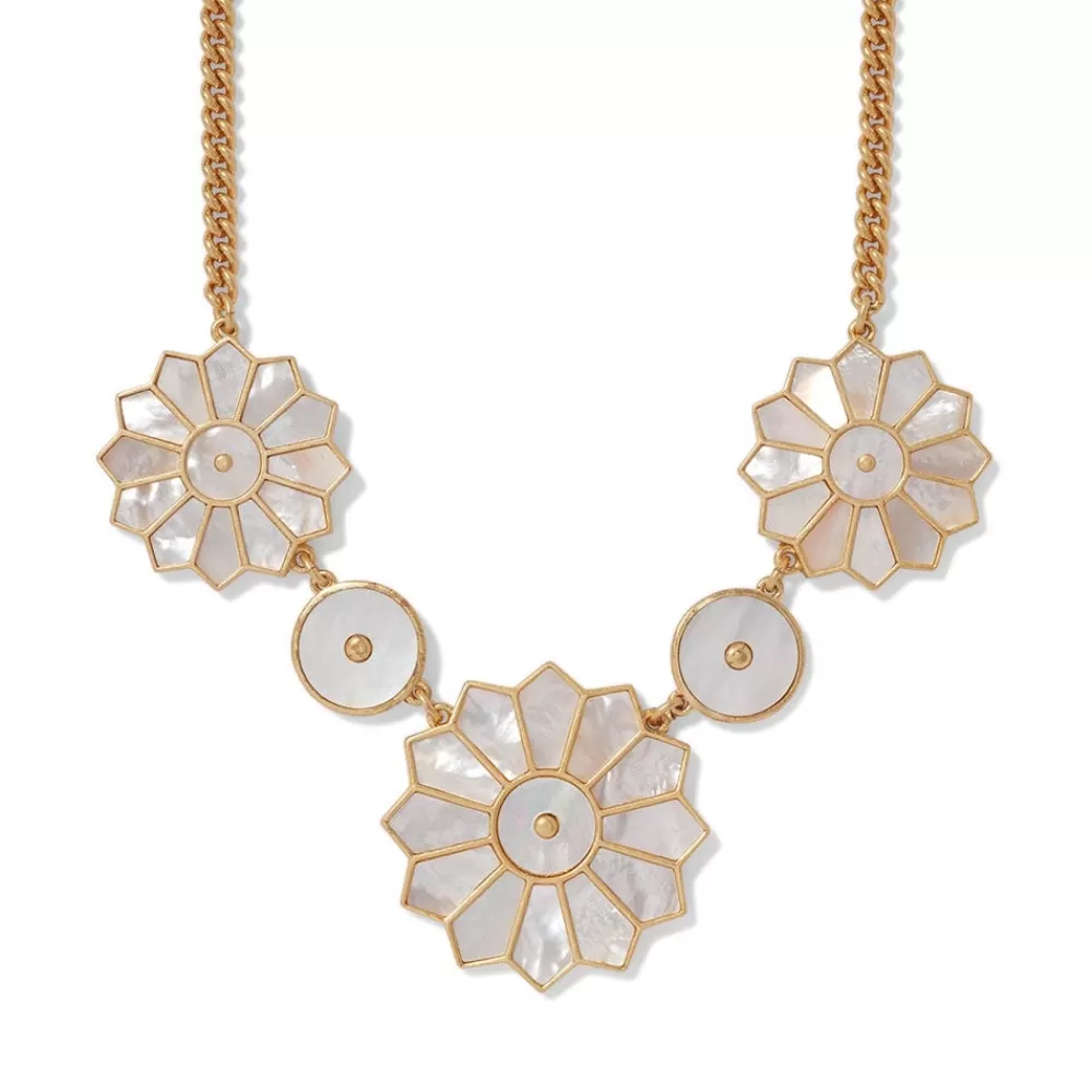 Outlet Mother-Of-Pearl Mosaic Statement Necklace Necklaces