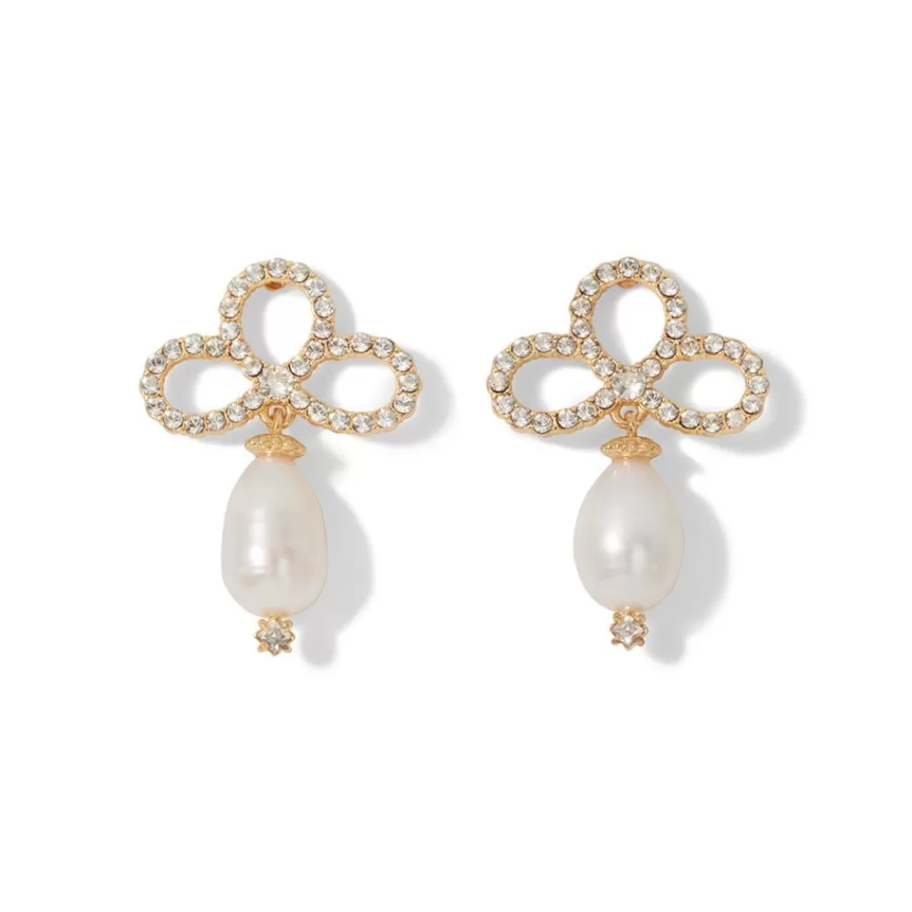 New Royal Tudor Pearl Drop Earrings Earrings