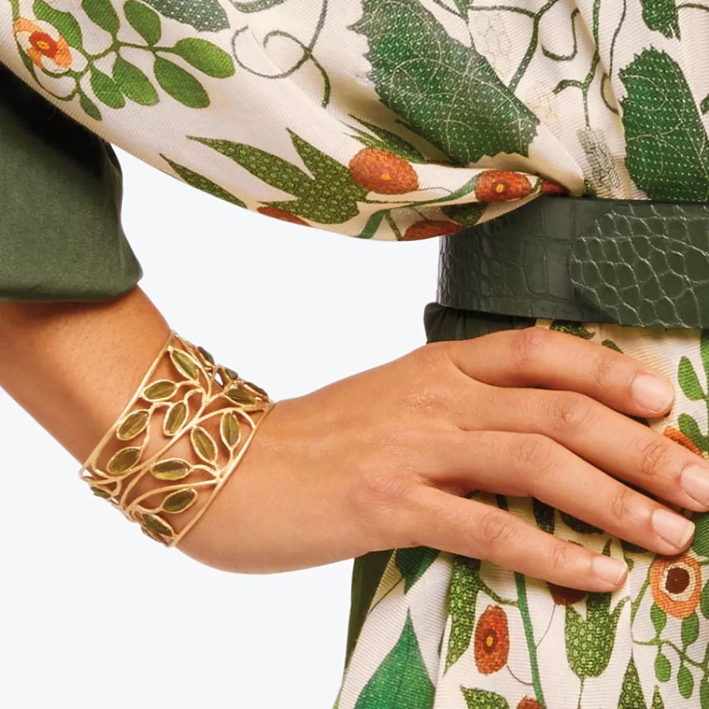 Online Sage Leaf Cuff Bracelets