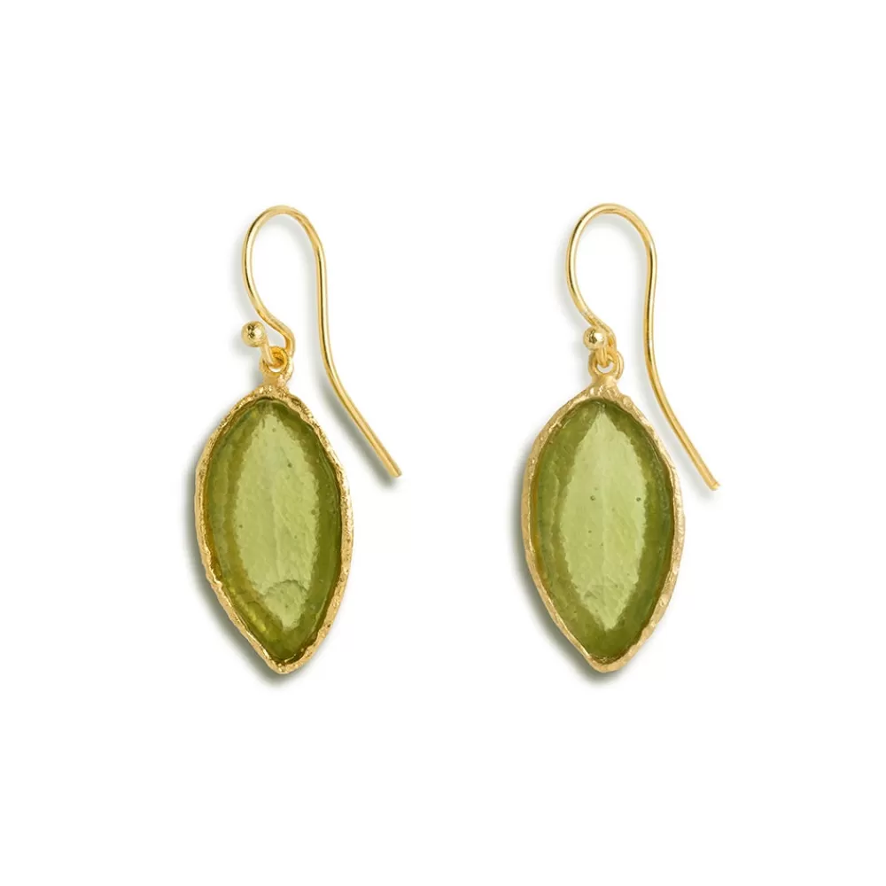 Cheap Sage Leaf Drop Earrings Earrings