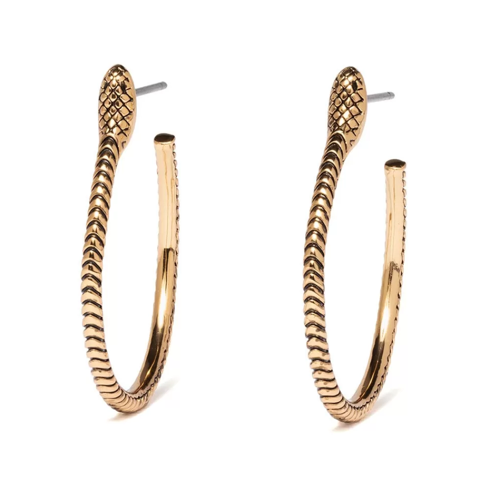 Flash Sale Serpentine Hoop Earrings Earrings