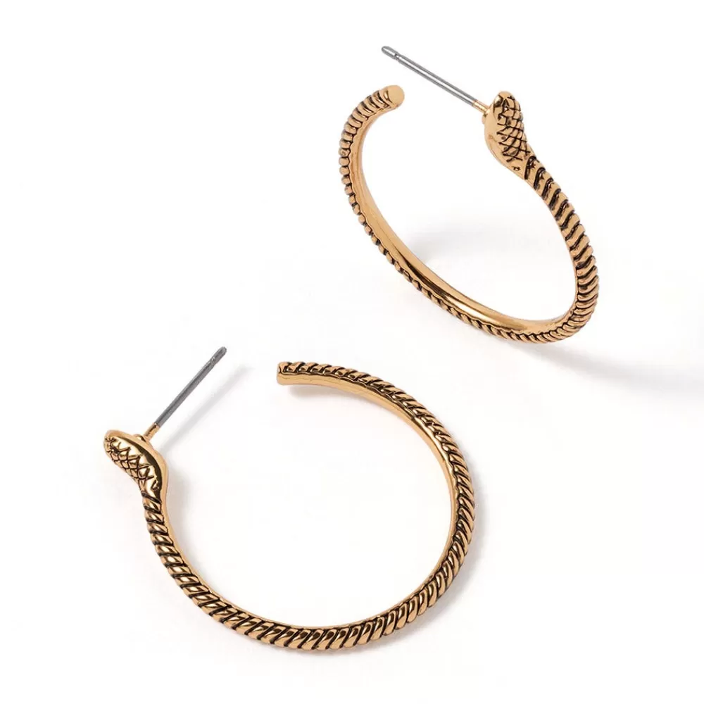 Flash Sale Serpentine Hoop Earrings Earrings