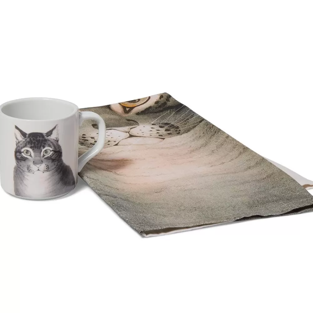 Shop The Favorite Cat Mug And Tea Towel Set Tableware