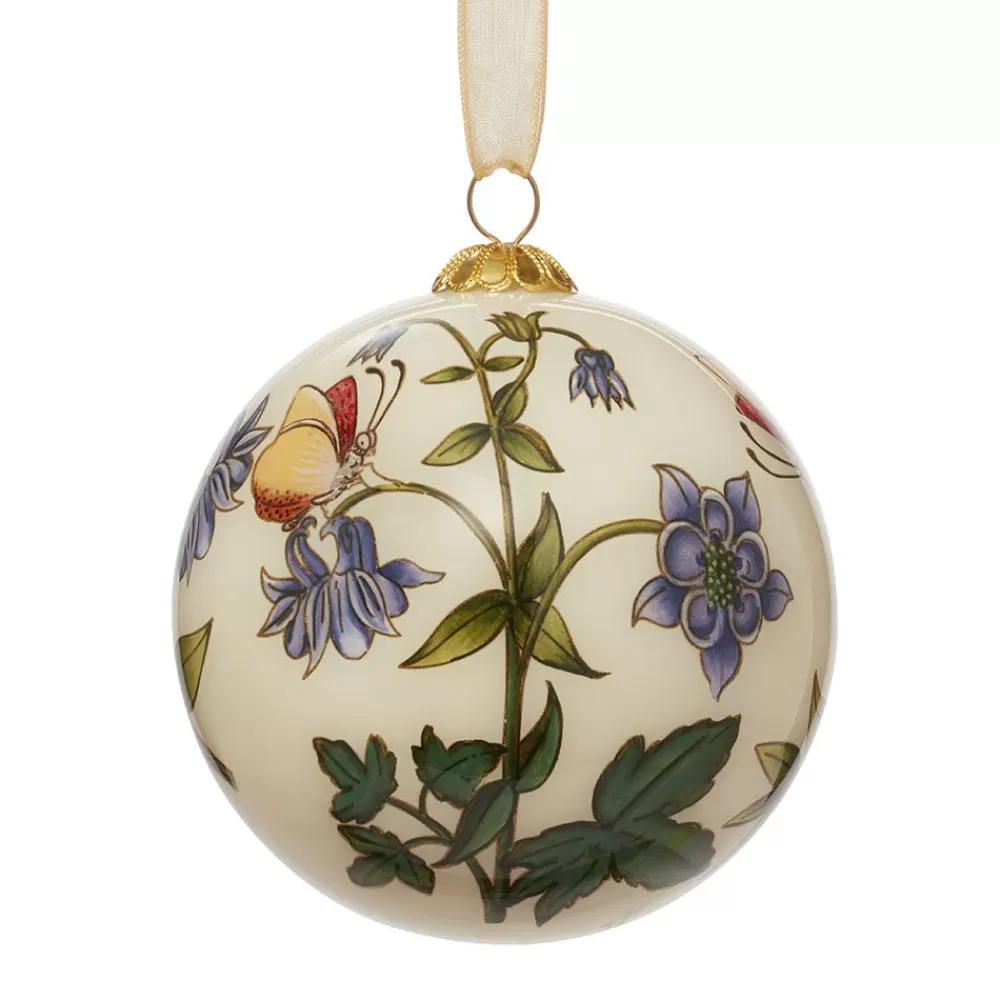 Sale The Met Cloisters Garden Hand-Painted Glass Ornament Set Ornaments