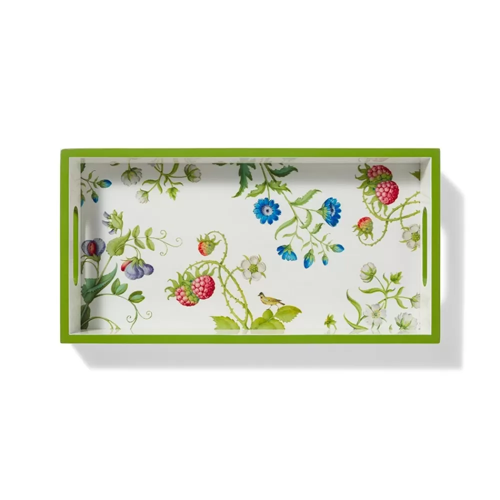 Outlet The Met Cloisters Garden Rectangular Lacquer Tray Decorative Accents