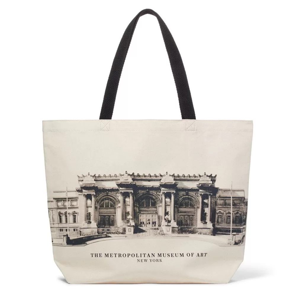 Online The Met Facade Tote Bags