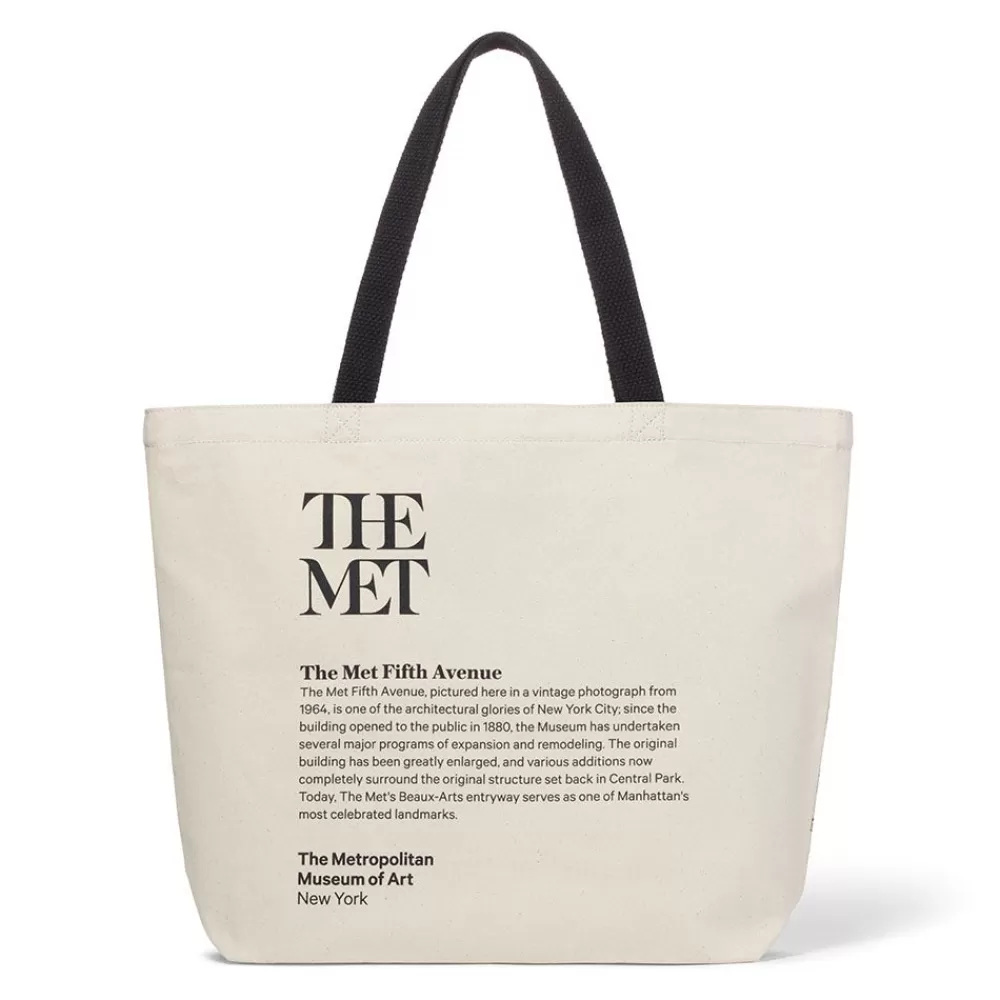 Online The Met Facade Tote Bags