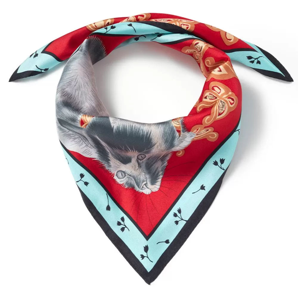 Discount Toko Cat Silk Neckerchief Scarves & Wraps