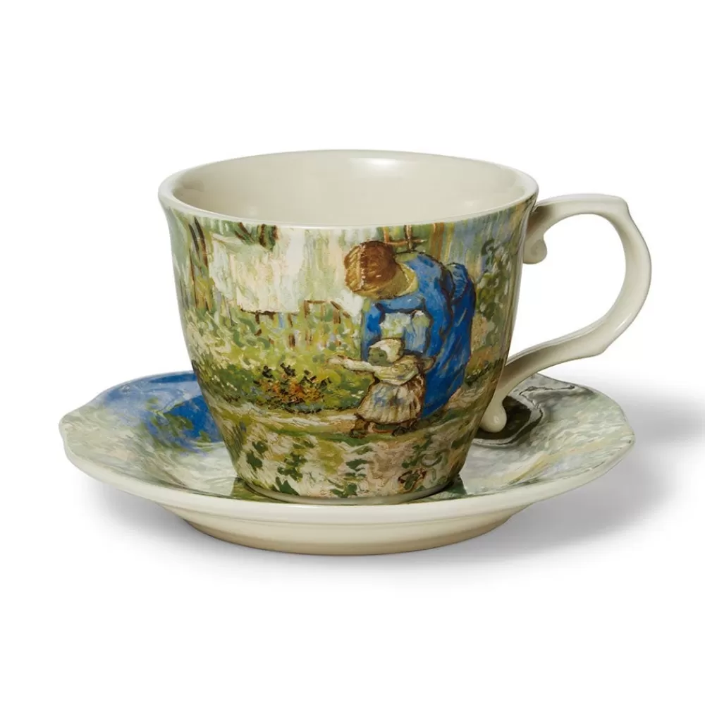 Store Van Gogh First Steps Teacup And Saucer Tableware