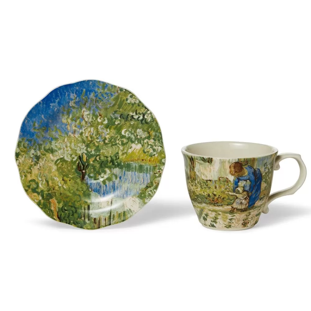 Store Van Gogh First Steps Teacup And Saucer Tableware