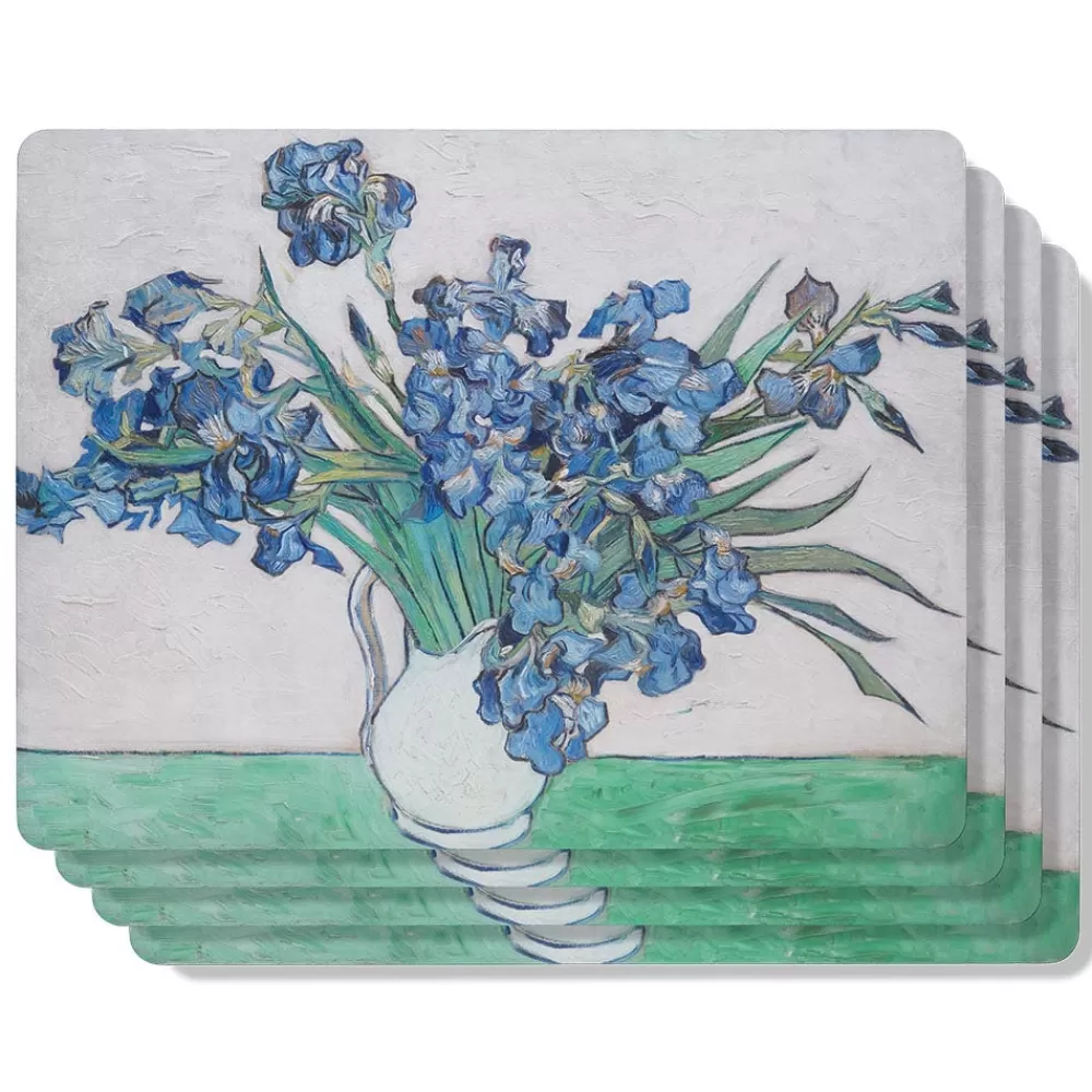 Clearance Van Gogh Irises Placemat Set Tableware