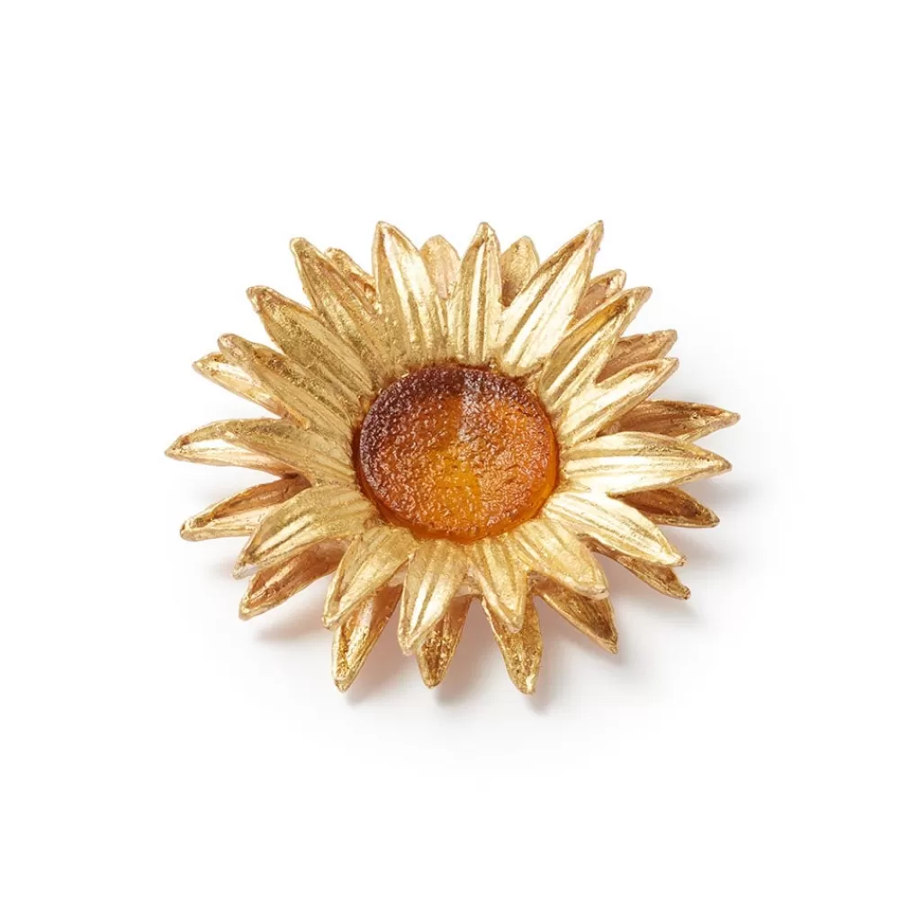 Clearance Van Gogh Sunflower Brooch Pins & Brooches