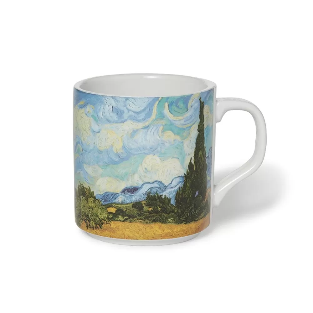 Best Van Gogh Wheat Field With Cypresses Mug Tableware