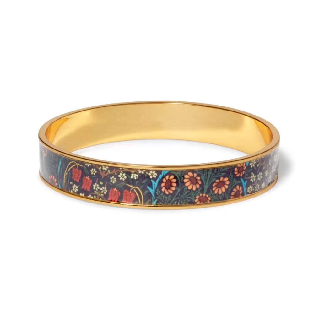 Cheap William Morris Blackthorn Enamel Bangle Bracelets