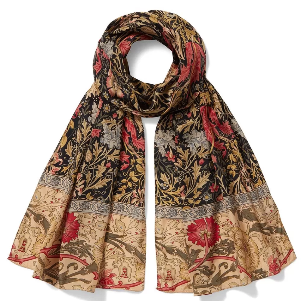 Flash Sale William Morris Compton Oblong Silk Scarf Scarves & Wraps