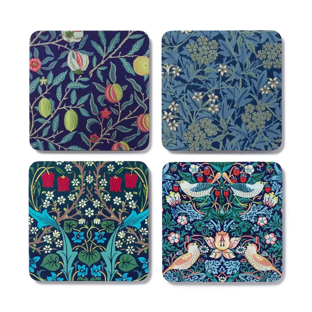 Flash Sale William Morris Patterns Coasters Tableware