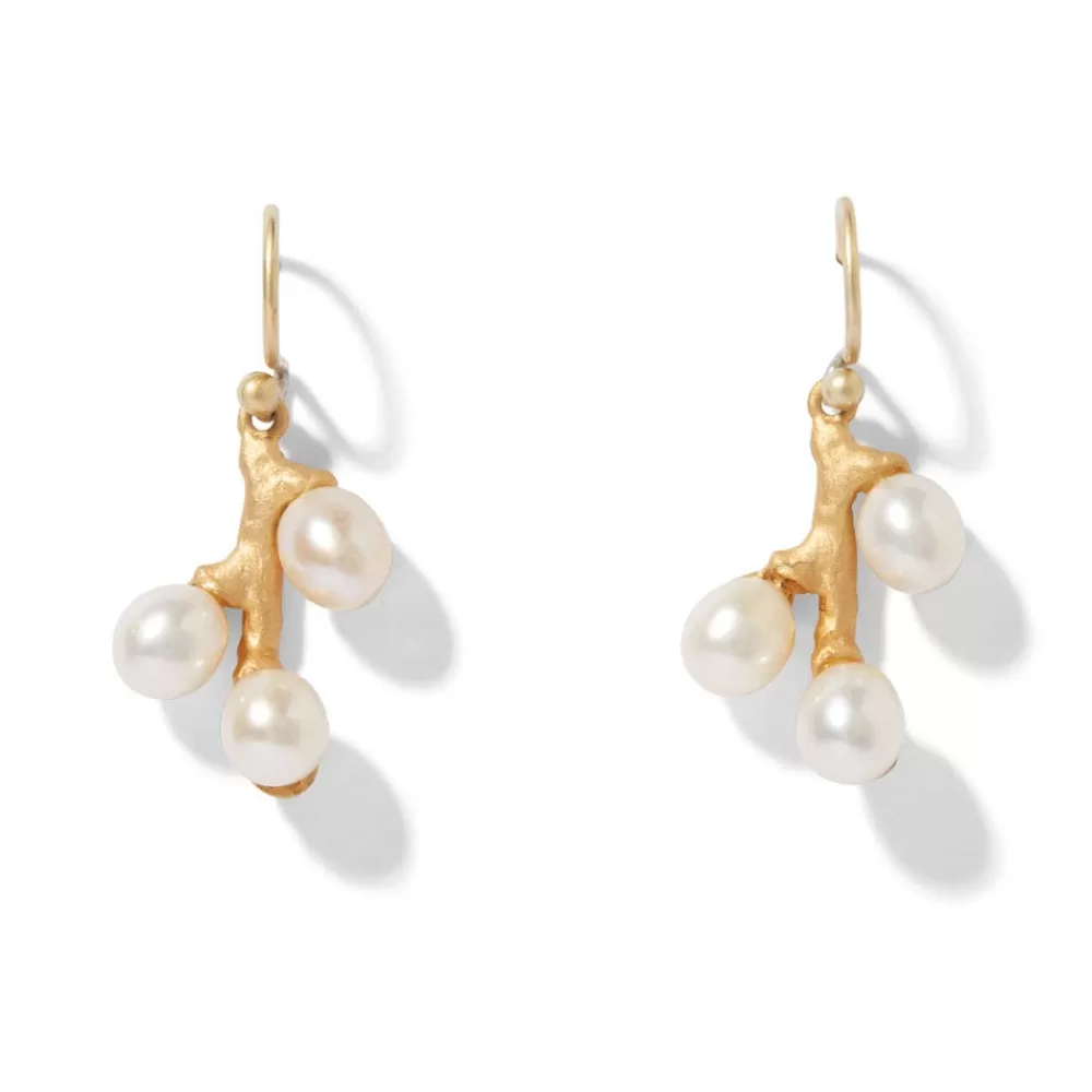 Store Willow Catkins Pearl Drop Earrings Earrings